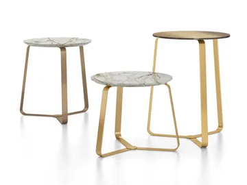 BASKET - Round marble coffee table by F.lli Orsenigo - view 2